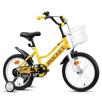 Велосипед двухколёсный 14 Rocket Basic 14.BASIC.Y.25 жёлтый 01